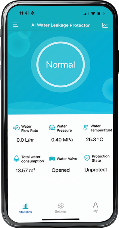 SMART WATER mobilná aplikácia a displej
